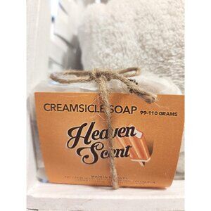 Creamsicle Soap Bar Refreshing Orange & Warm Benzoin Resin Nourishing  3 Pack